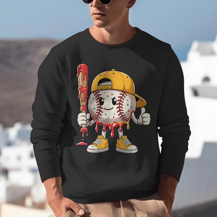 Baseball Drip Baseball Life Style 101 Apparel Youth Unisex Sweatshirt