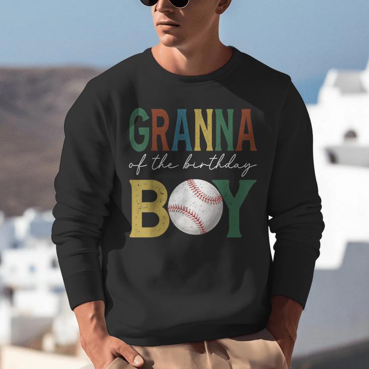 Baseball Granna Of The Birthday Boy Family Matching Unisex Sweatshirt Baseball Granna Of The Birthday Boy Family Matching Unisex Sweatshirt