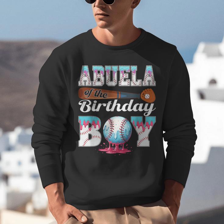 Baseball Ice Cream Drip Abuela Of The Birthday Boy Unisex Sweatshirt