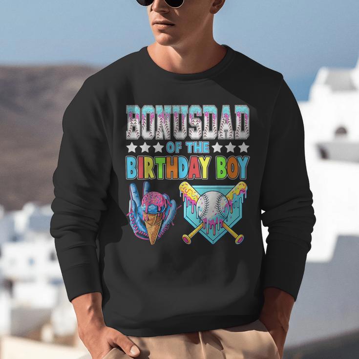 Baseball Ice Cream Drip Bonus Dad Of The Birthday Boy Unisex Sweatshirt Baseball Ice Cream Drip Bonus Dad Of The Birthday Boy Unisex Sweatshirt