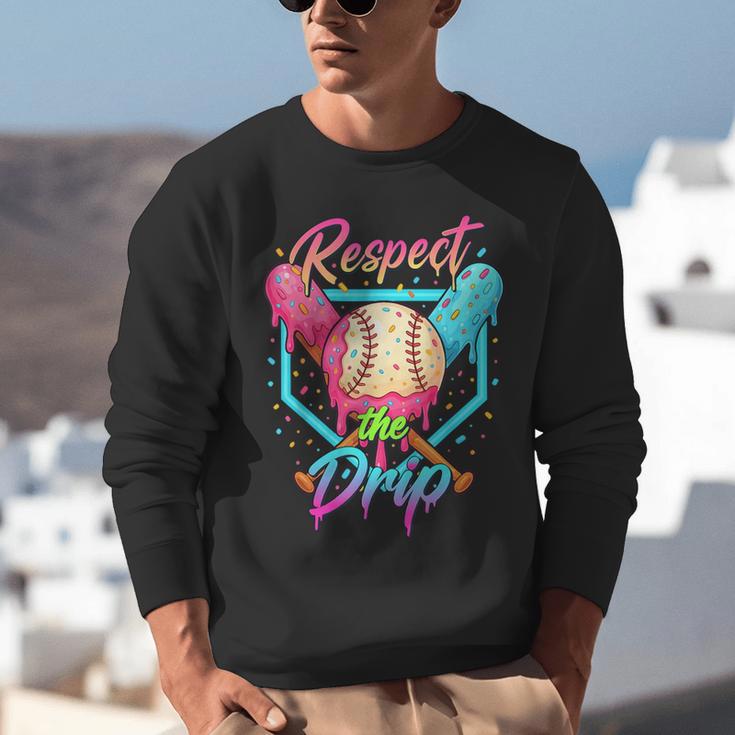 Baseball Ice Cream Drip Number 67 Player 67 Respect The Drip Unisex Sweatshirt Baseball Ice Cream Drip Number 67 Player 67 Respect The Drip Unisex Sweatshirt