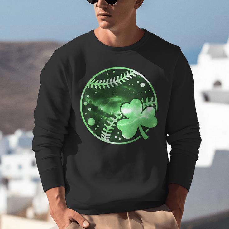 Baseball Irish Shamrock Lucky Clover St Patricks Day Boys Unisex Sweatshirt Baseball Irish Shamrock Lucky Clover St Patricks Day Boys Unisex Sweatshirt