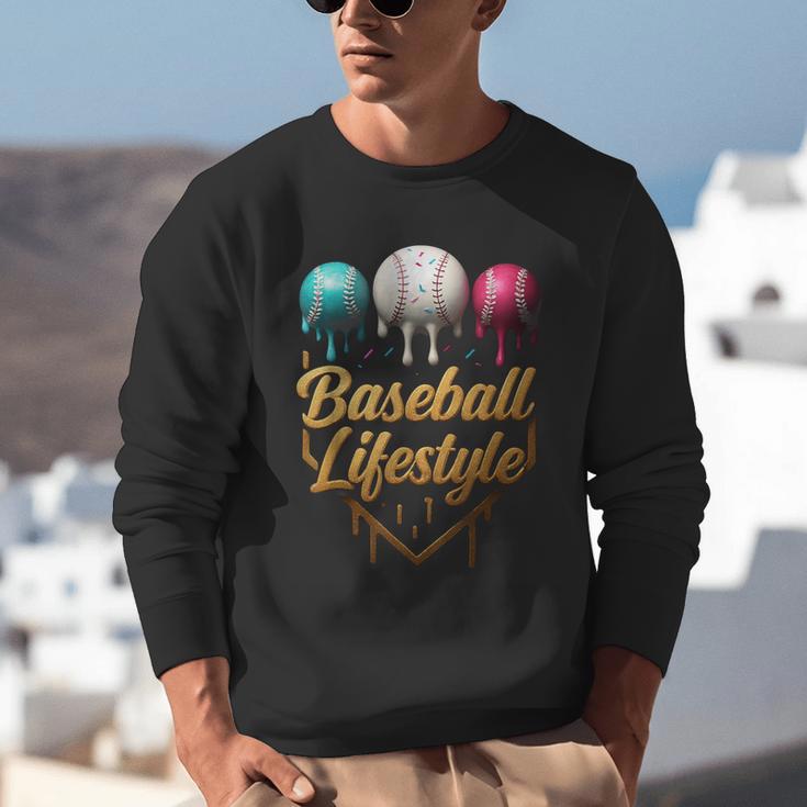 Baseball Lifestyle Drip Unisex Sweatshirt