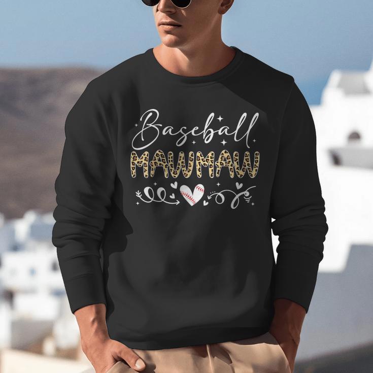 Baseball Mawmaw Leopard Baseball Heart Unisex Sweatshirt Baseball Mawmaw Leopard Baseball Heart Unisex Sweatshirt