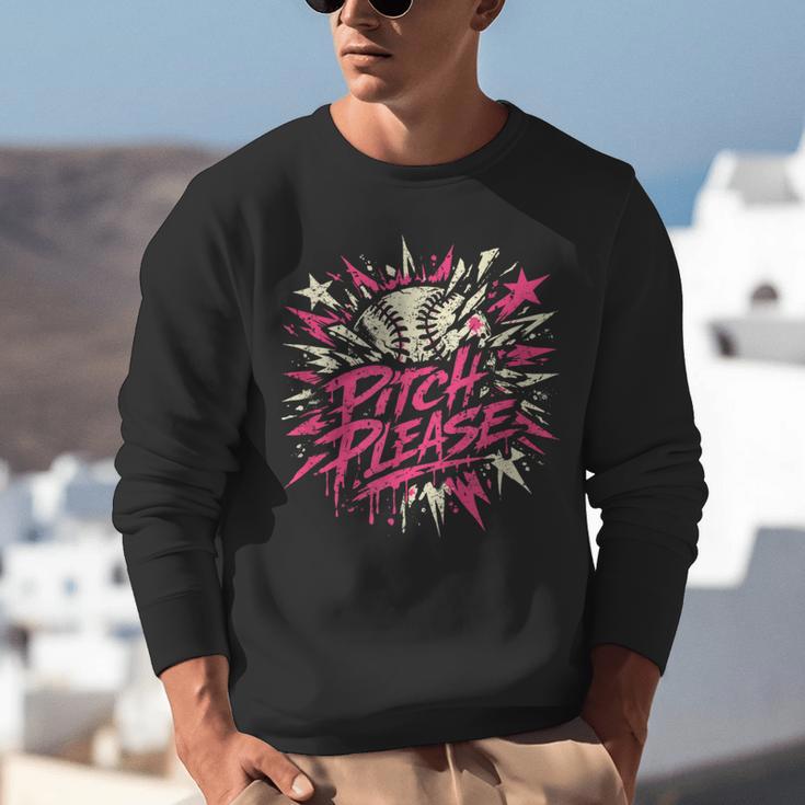 Baseball Phrase With Stars Unisex Sweatshirt Baseball Phrase With Stars Unisex Sweatshirt
