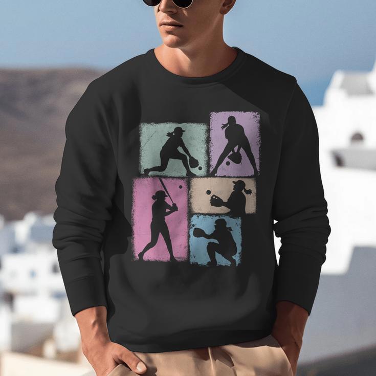 Baseball Player Collage Women Kids Coach Youth Girl Unisex Sweatshirt Baseball Player Collage Women Kids Coach Youth Girl Unisex Sweatshirt