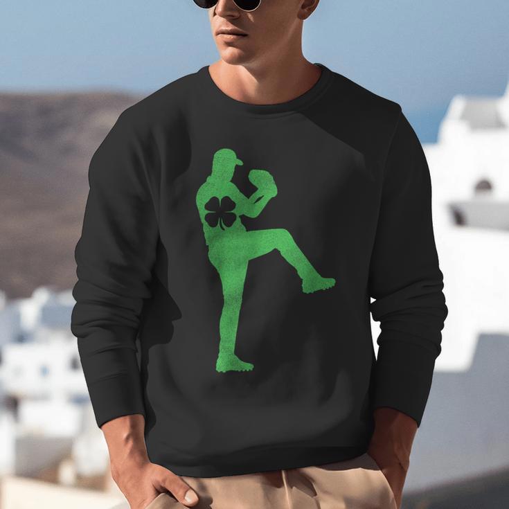 Baseball Shamrock St Patrick's Day Saint Paddy's Unisex Sweatshirt Baseball Shamrock St Patrick's Day Saint Paddy's Unisex Sweatshirt