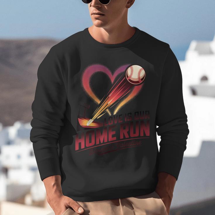 Baseball Valentine Love Is Our Home Run Apparel Unisex Sweatshirt Baseball Valentine Love Is Our Home Run Apparel Unisex Sweatshirt