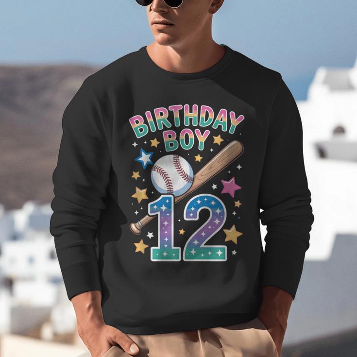 Birthday Boy 12th Birthday Baseball Unisex Sweatshirt Birthday Boy 12th Birthday Baseball Unisex Sweatshirt