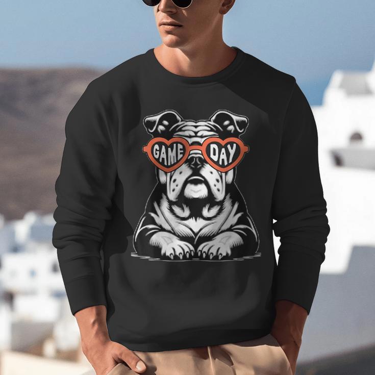 Bulldog Mascot Sports Fan Football Basketball Baseball Unisex Sweatshirt Bulldog Mascot Sports Fan Football Basketball Baseball Unisex Sweatshirt