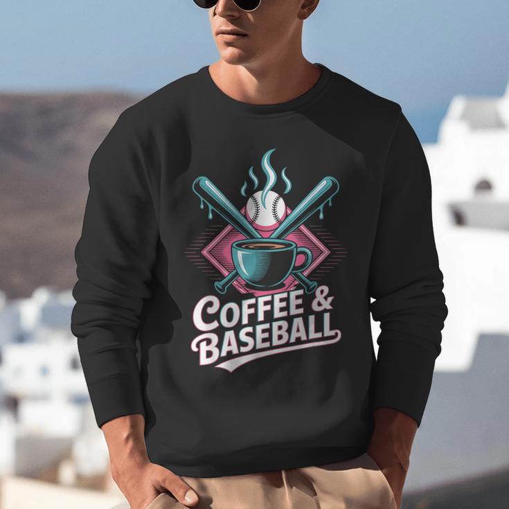 Coffee And Baseball Baseball Player Unisex Sweatshirt Coffee And Baseball Baseball Player Unisex Sweatshirt