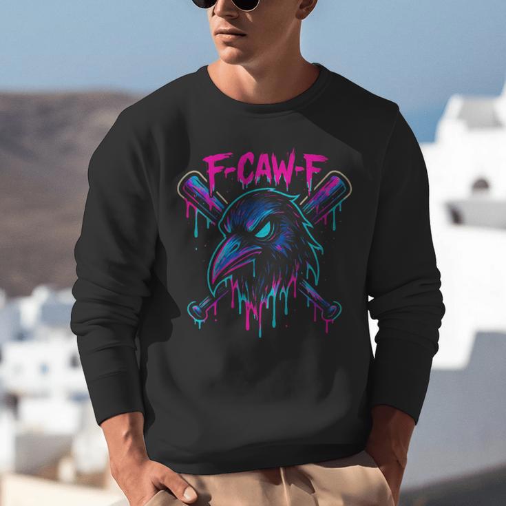 Cool Baseball F Caw F Crow Fcawf Raven Fawk Off Bird Unisex Sweatshirt Cool Baseball F Caw F Crow Fcawf Raven Fawk Off Bird Unisex Sweatshirt