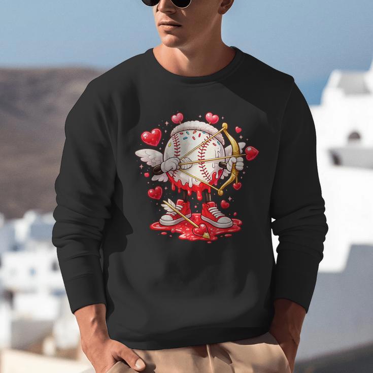 Cupid Baseball Drip Icecream Apparel Youth Boy Valentine Unisex Sweatshirt Cupid Baseball Drip Icecream Apparel Youth Boy Valentine Unisex Sweatshirt