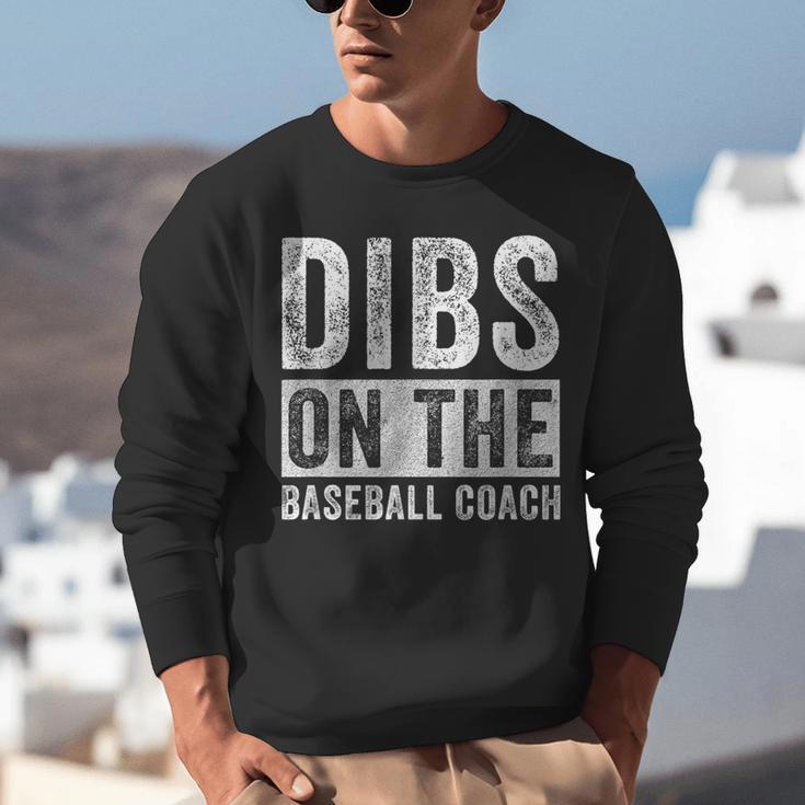 Dibs On The Baseball Coach Wife Girlfriend Unisex Sweatshirt