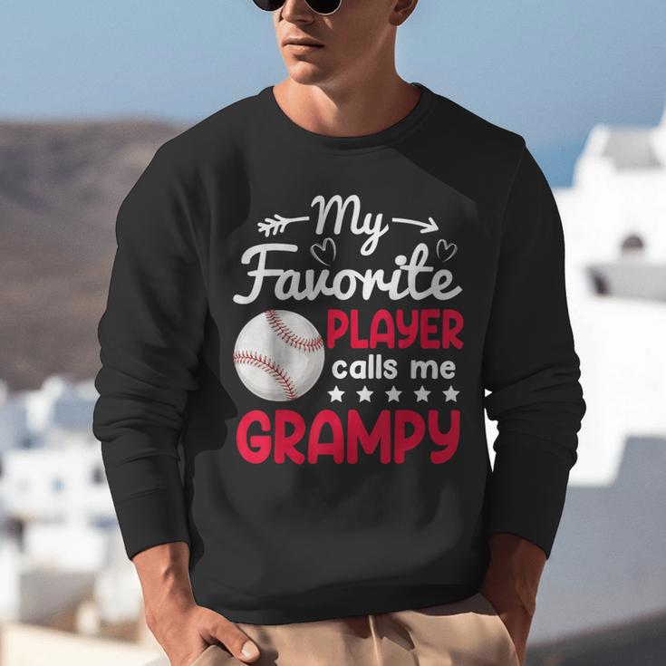 My Favorite Player Calls Me Grampy Baseball Grampy Unisex Sweatshirt My Favorite Player Calls Me Grampy Baseball Grampy Unisex Sweatshirt