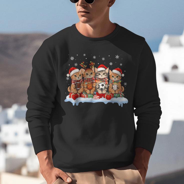 Football Baseball Basketball Player Sport Christmas Unisex Sweatshirt