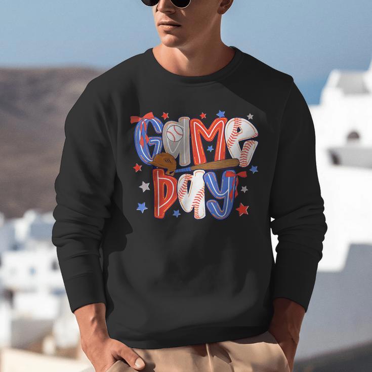 Game Day Baseball Lover Field Day Men Women Kid Unisex Sweatshirt