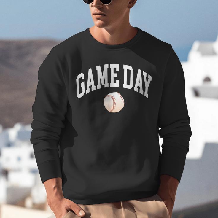 Game Day Baseball Player And Fan Graphic Unisex Sweatshirt