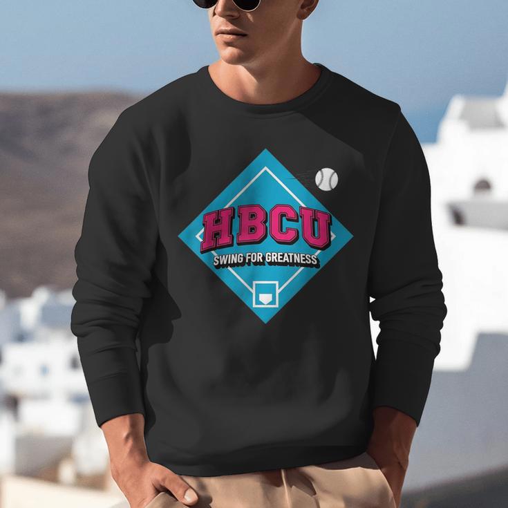 HBCU Swing For Greatness Baseball Softball College Apparel Unisex Sweatshirt HBCU Swing For Greatness Baseball Softball College Apparel Unisex Sweatshirt
