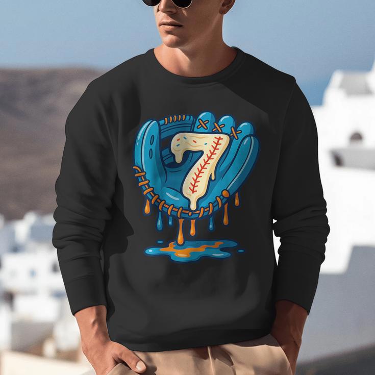 Ice Cream Baseball Glove 7th Birthday Edition Unisex Sweatshirt Ice Cream Baseball Glove 7th Birthday Edition Unisex Sweatshirt