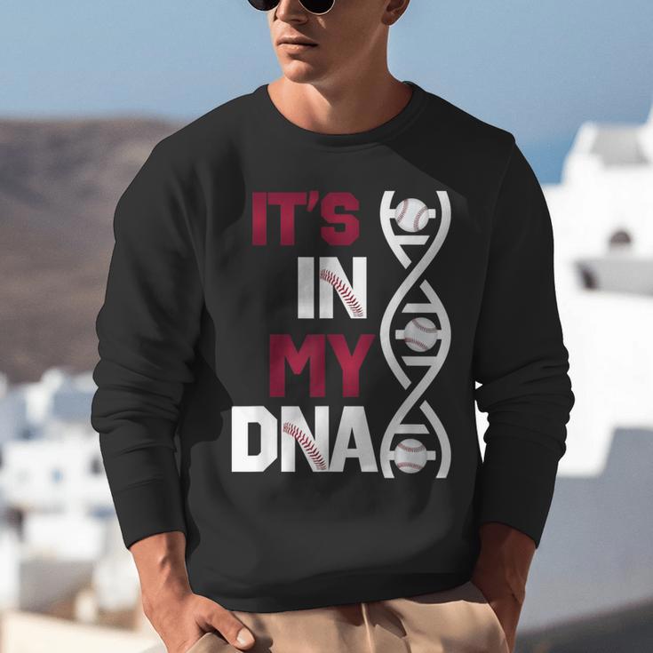 ITS In My DNA Baseball Sport Player Saying Unisex Sweatshirt