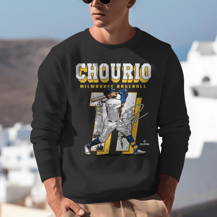 Jackson Chourio Milwaukee MLB Baseball Player MLBJCH201M Unisex Sweatshirt