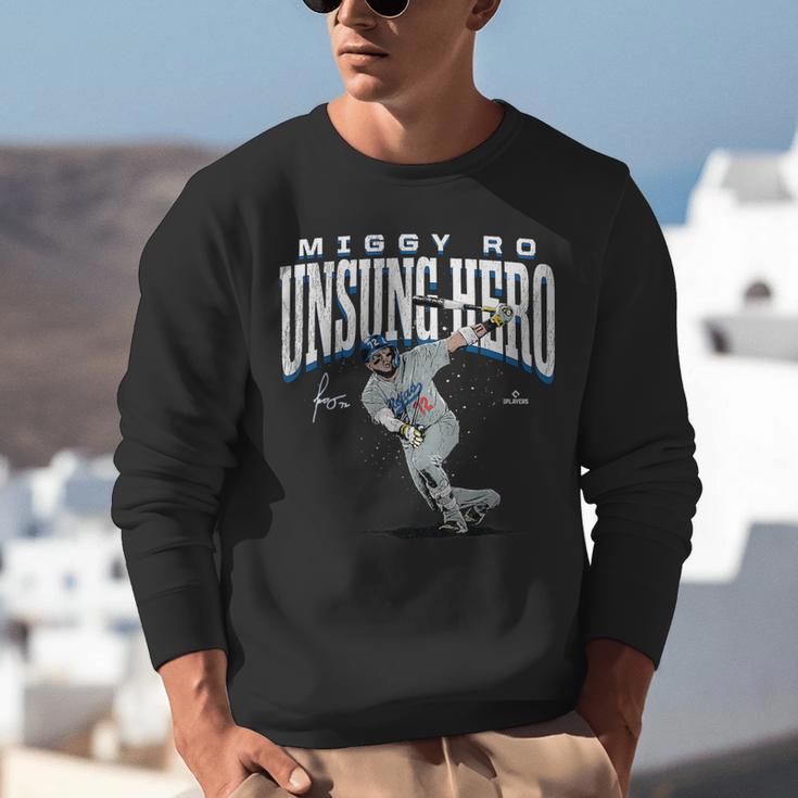 Miguel Rojas Unsung Hero Los Angeles Baseball MLBPA Unisex Sweatshirt Miguel Rojas Unsung Hero Los Angeles Baseball MLBPA Unisex Sweatshirt