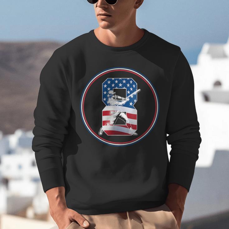 Number 8 Years Baseball 8TH Birthday Unisex Sweatshirt