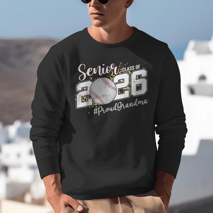 Proud Senior Grandma Class Of 2026 Baseball Graduate Leopard Unisex Sweatshirt Proud Senior Grandma Class Of 2026 Baseball Graduate Leopard Unisex Sweatshirt