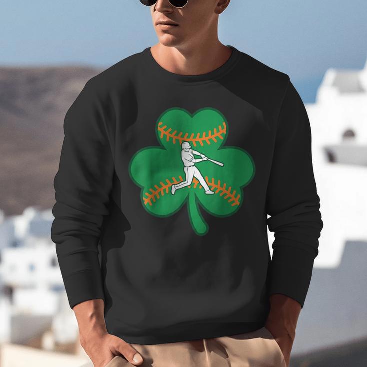 Retro Shamrock Baseball St Patricks Day Men Women Boys Girls Unisex Sweatshirt Retro Shamrock Baseball St Patricks Day Men Women Boys Girls Unisex Sweatshirt