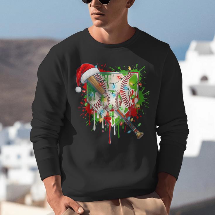 Santa Sports Ice Baseball Christmas Xmas Pajama Kid Men Boys Unisex Sweatshirt Santa Sports Ice Baseball Christmas Xmas Pajama Kid Men Boys Unisex Sweatshirt