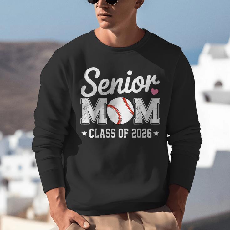 Senior Mom Class Of 2026 Baseball Retro Mom Graduation 2026 Unisex Sweatshirt