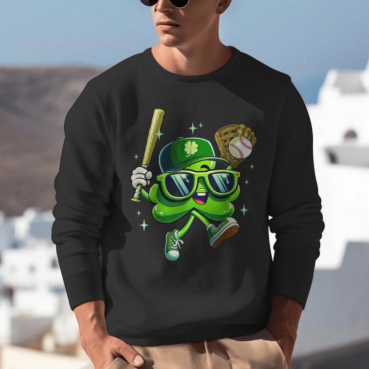 Shamrock Lucky Clover Baseball Patricks Day Family Matching Unisex Sweatshirt Shamrock Lucky Clover Baseball Patricks Day Family Matching Unisex Sweatshirt