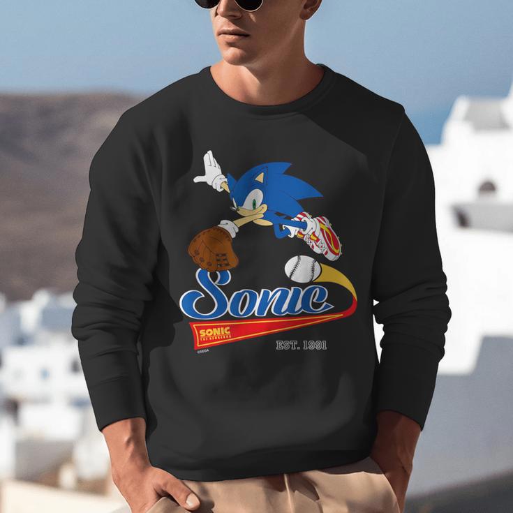 Sonic The Hedgehog Sonic Baseball Est 1991 Unisex Sweatshirt Sonic The Hedgehog Sonic Baseball Est 1991 Unisex Sweatshirt