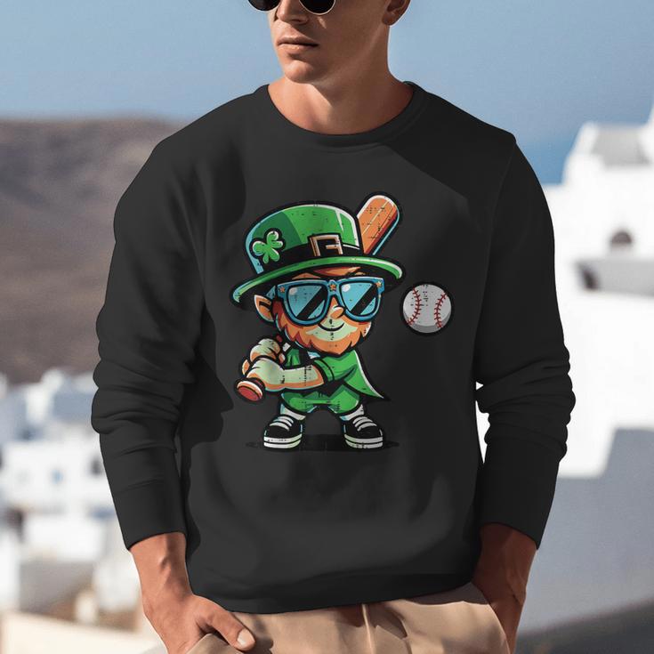 St Patricks Day Leprechaun Baseball Saint Paddys Boys Men Unisex Sweatshirt St Patricks Day Leprechaun Baseball Saint Paddys Boys Men Unisex Sweatshirt