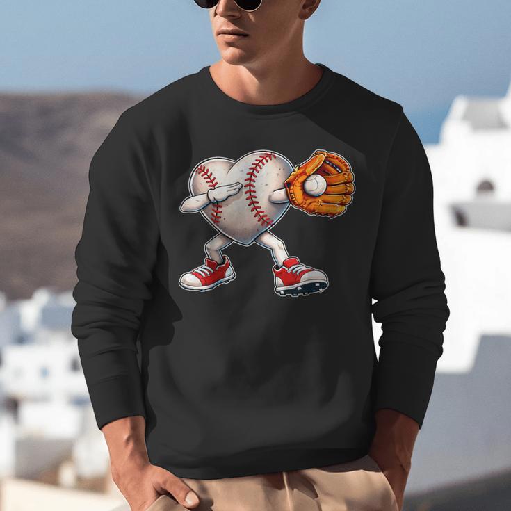 Valentine Baseball Heart Sport Love Valentines Day Boys Kids Unisex Sweatshirt Valentine Baseball Heart Sport Love Valentines Day Boys Kids Unisex Sweatshirt
