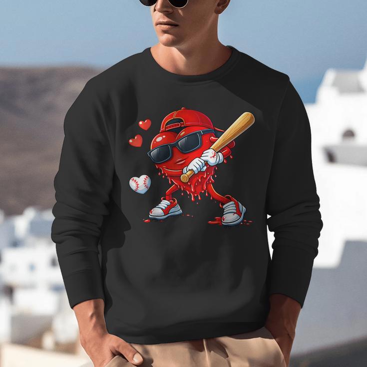 Valentine Baseball Heart Sports Love Valentines Day Boys Unisex Sweatshirt Valentine Baseball Heart Sports Love Valentines Day Boys Unisex Sweatshirt