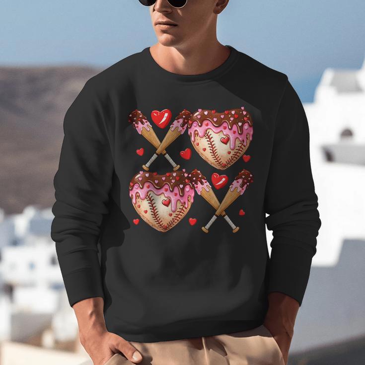 Valentines Day Drip Heart Baseball XOXO Boys Kids Men Sport Unisex Sweatshirt Valentines Day Drip Heart Baseball XOXO Boys Kids Men Sport Unisex Sweatshirt
