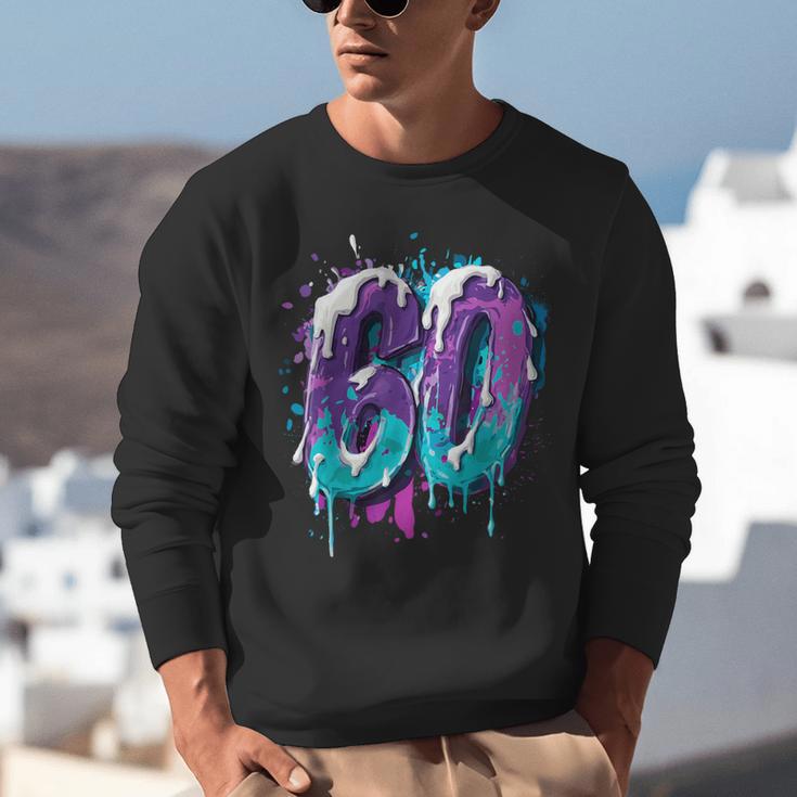 Vintage Baseball 60 Number Unisex Sweatshirt Vintage Baseball 60 Number Unisex Sweatshirt