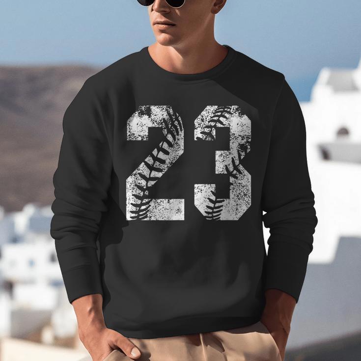 Vintage Baseball Number 23 Jersey Player Uniform Unisex Sweatshirt Vintage Baseball Number 23 Jersey Player Uniform Unisex Sweatshirt