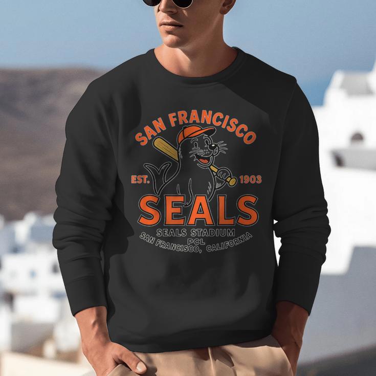 Vintage San Francisco Seals California Baseball Logo Unisex Sweatshirt Vintage San Francisco Seals California Baseball Logo Unisex Sweatshirt