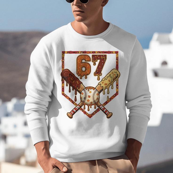 67 Baseball Drip Thanksgiving Six Seven Boys Teens Kids Unisex Sweatshirt 67 Baseball Drip Thanksgiving Six Seven Boys Teens Kids Unisex Sweatshirt