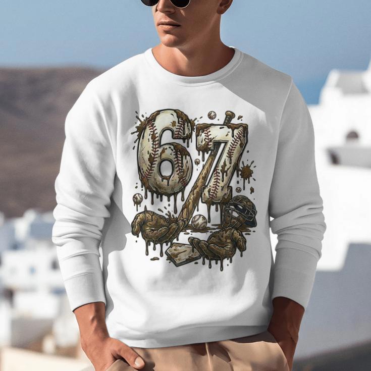 67 Baseball Six Seven Baseball 6 7 Kids Boys Girls Unisex Sweatshirt 67 Baseball Six Seven Baseball 6 7 Kids Boys Girls Unisex Sweatshirt
