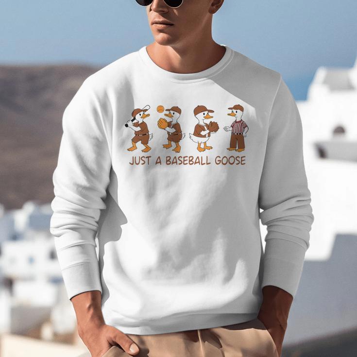 Baseball Goose Baseball Silly Goose Game Day Sports Unisex Sweatshirt Baseball Goose Baseball Silly Goose Game Day Sports Unisex Sweatshirt