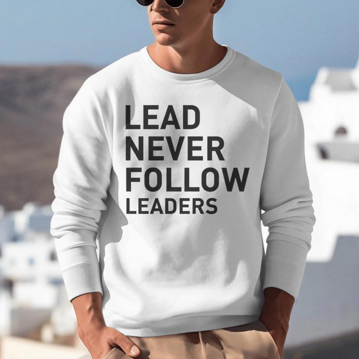 Baseball Lead Never Follow Leaders Team Captain Leadership Premium Tri-Blend Unisex Sweatshirt Baseball Lead Never Follow Leaders Team Captain Leadership Premium Tri-Blend Unisex Sweatshirt