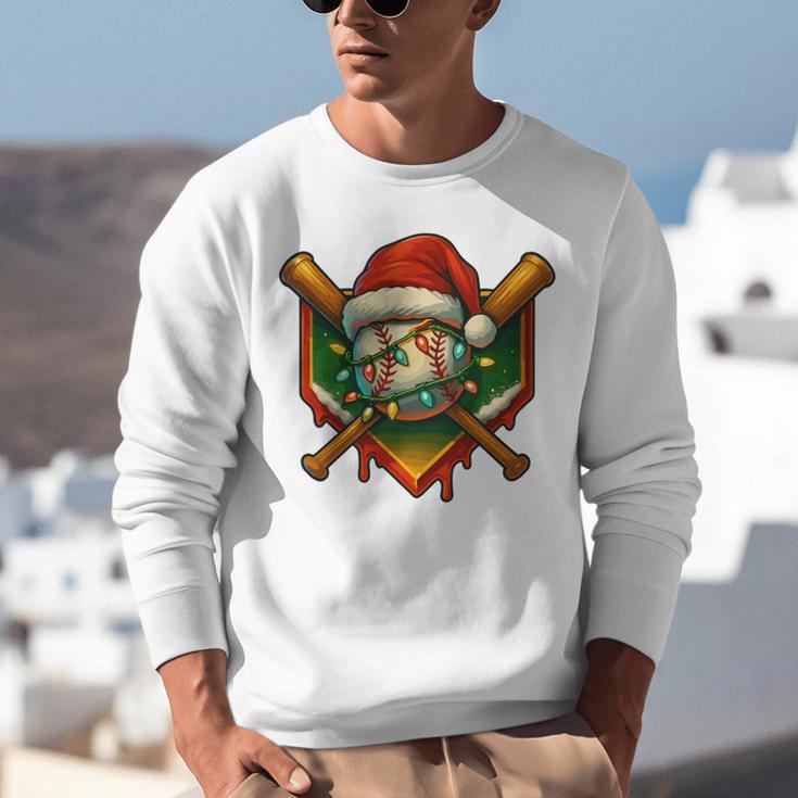 Baseball Xmas Christmas Baseball Ice Cream Drip Boys Unisex Sweatshirt Baseball Xmas Christmas Baseball Ice Cream Drip Boys Unisex Sweatshirt