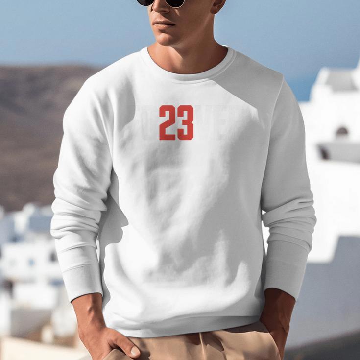 FO23VER Trendy Number 23 Baseball Team Sport For Women Men Unisex Sweatshirt FO23VER Trendy Number 23 Baseball Team Sport For Women Men Unisex Sweatshirt