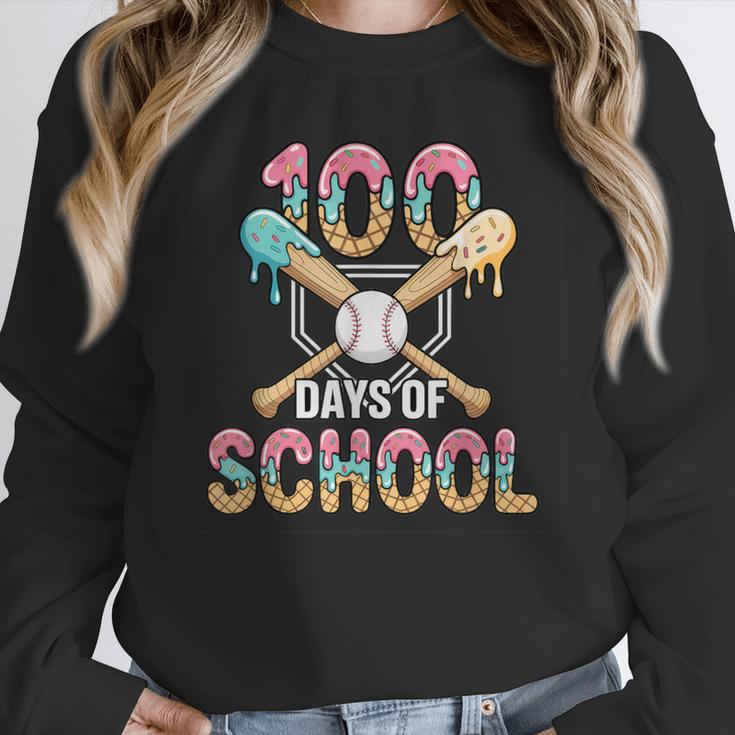 100 Days Of School Baseball 100th Day Of School Unisex Sweatshirt 100 Days Of School Baseball 100th Day Of School Unisex Sweatshirt