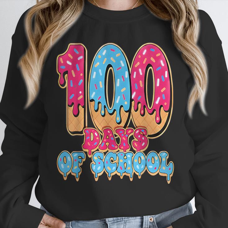 100 Days Of School Baseball Drip 100th Day Of School Unisex Sweatshirt