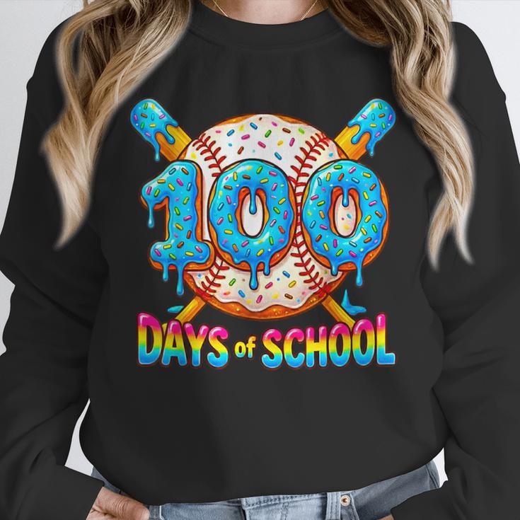 100 Days Of School Baseball Drip Boys 100th Day Of School Unisex Sweatshirt